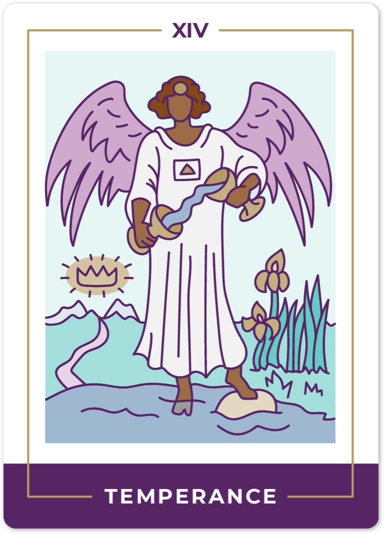 Temperance Tarot Card Meanings tarot card meaning
