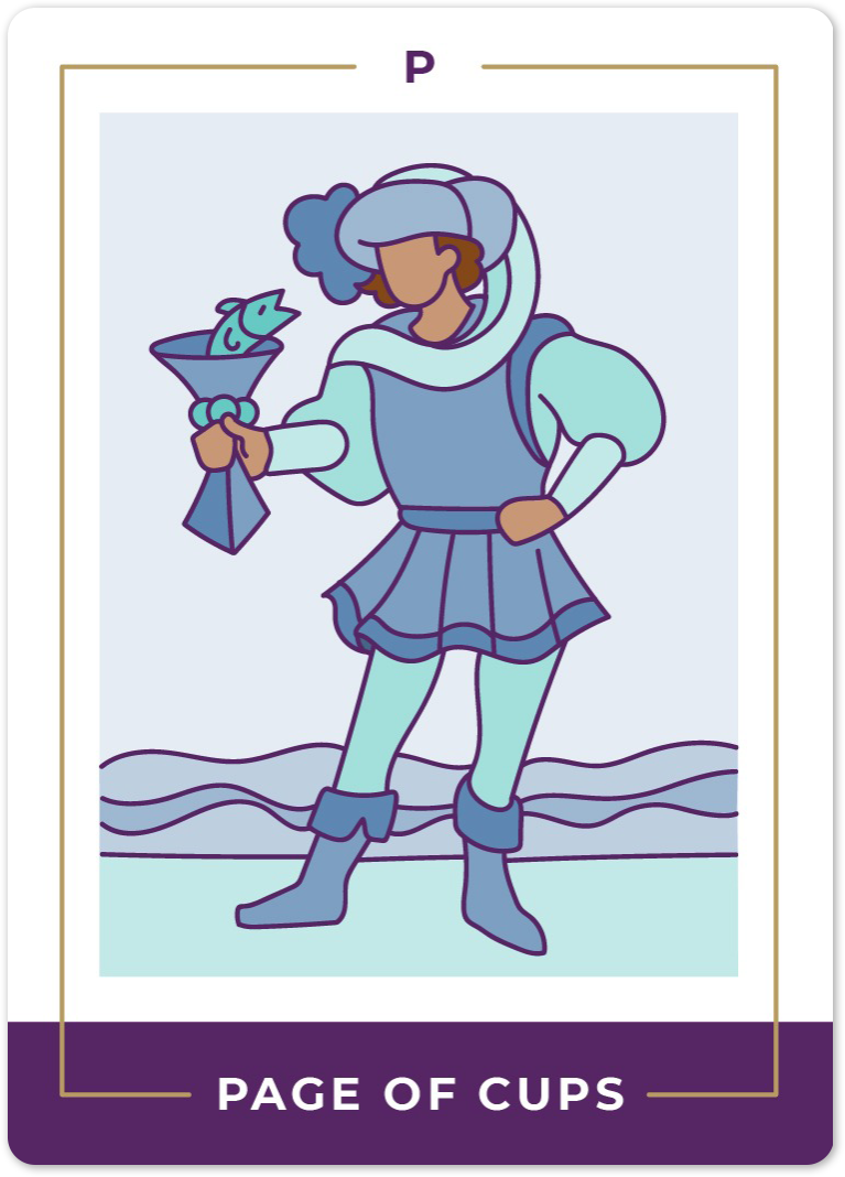 Page of Cups Tarot Card Meanings | Biddy Tarot