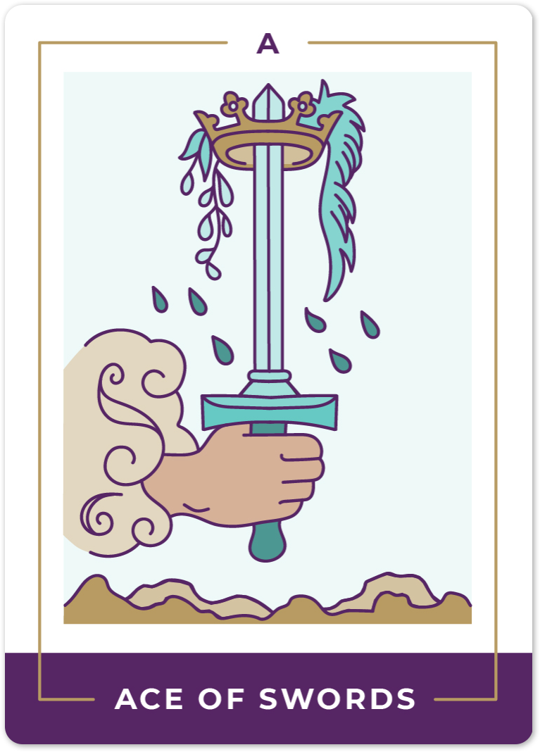 Ace of Swords Tarot Card Meanings | Biddy Tarot
