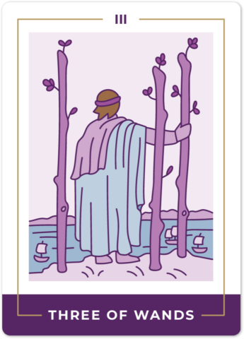 Three Of Wands Tarot Card Meanings | Biddy Tarot