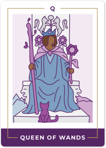 Queen Of Wands Tarot Card Meanings | Biddy Tarot