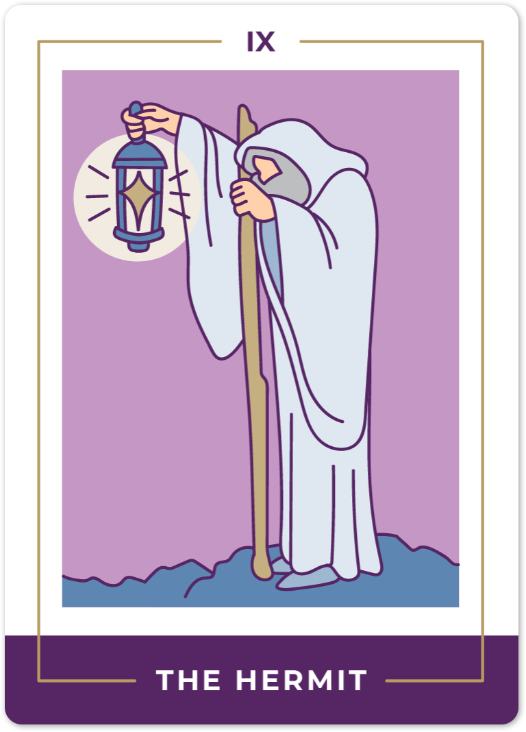 The Hermit Tarot Card Meanings | Biddy Tarot