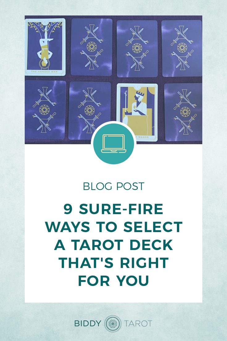 9 Sure-Fire Ways to Select a Deck that is Right for You - Everyday Tarot Deck