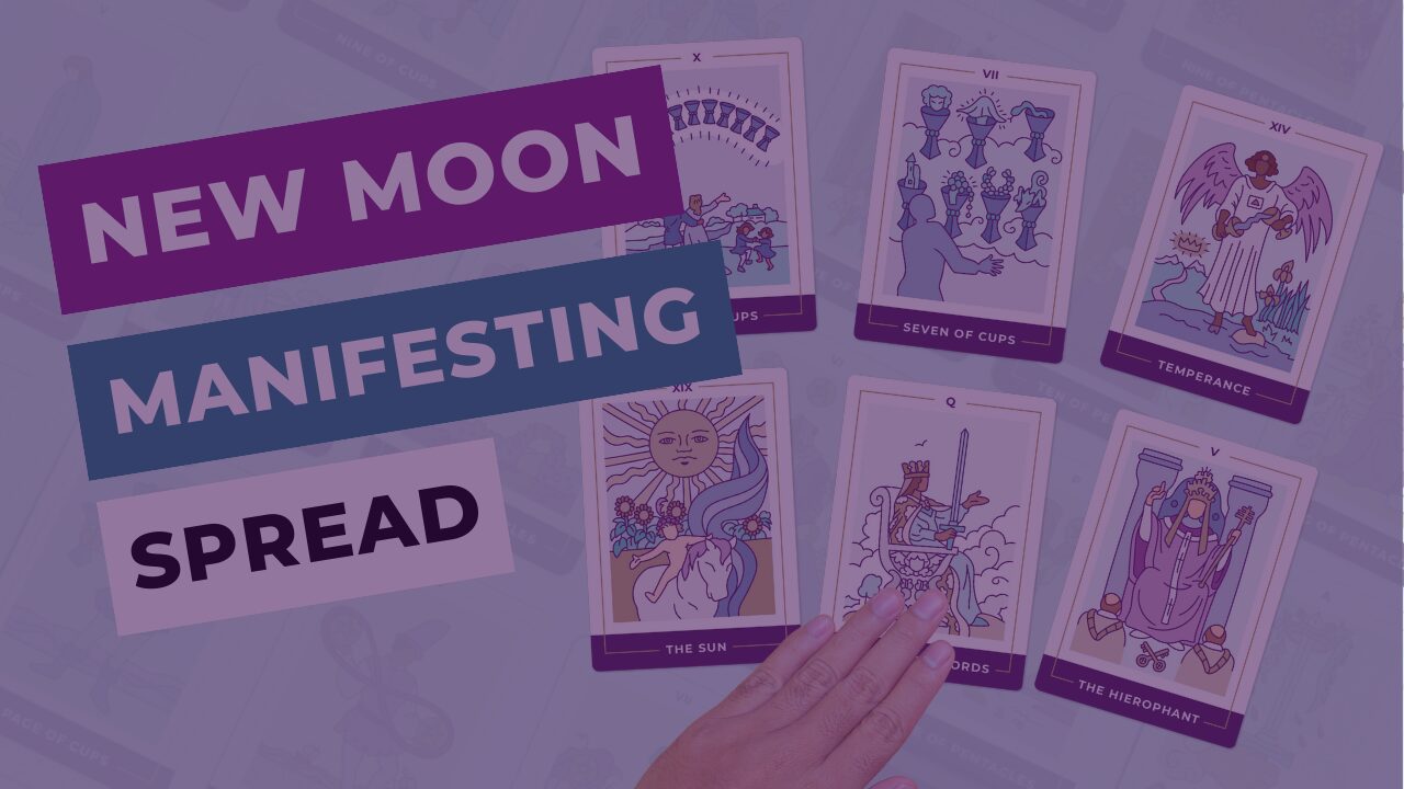 New Moon Tarot Spread for Powerful Manifestation