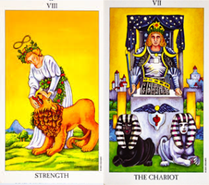 strength-chariot-tarot-cards